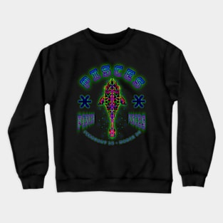 Pisces 7a Black Crewneck Sweatshirt